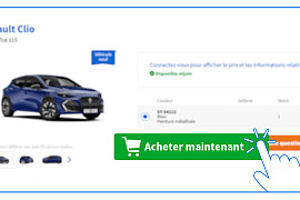 Commandez facilement vos véhicules en ligne !