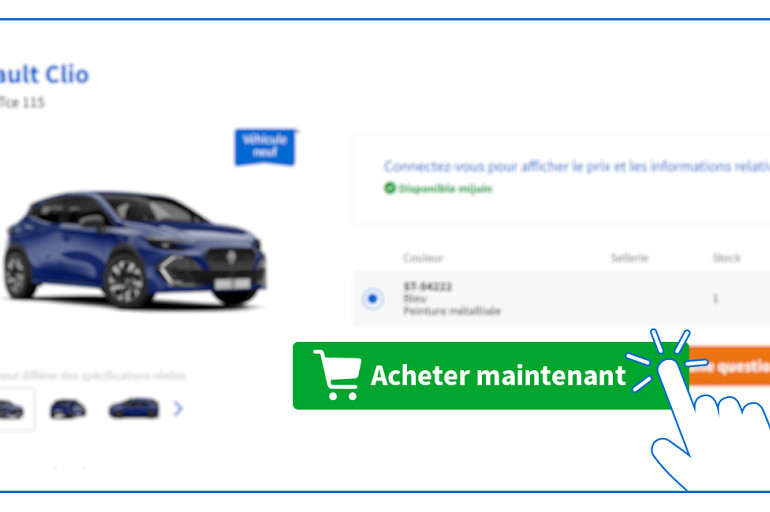 Commandez facilement vos véhicules en ligne !