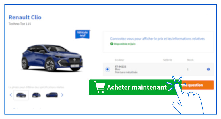 Commandez facilement vos véhicules en ligne !
